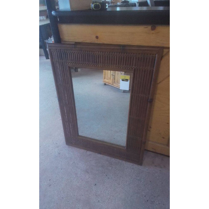 MIROIR BOIS EXOTIQUE 