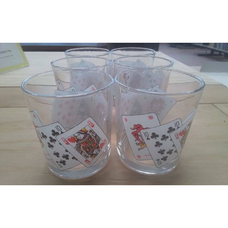 LOT DE 6 VERRES 