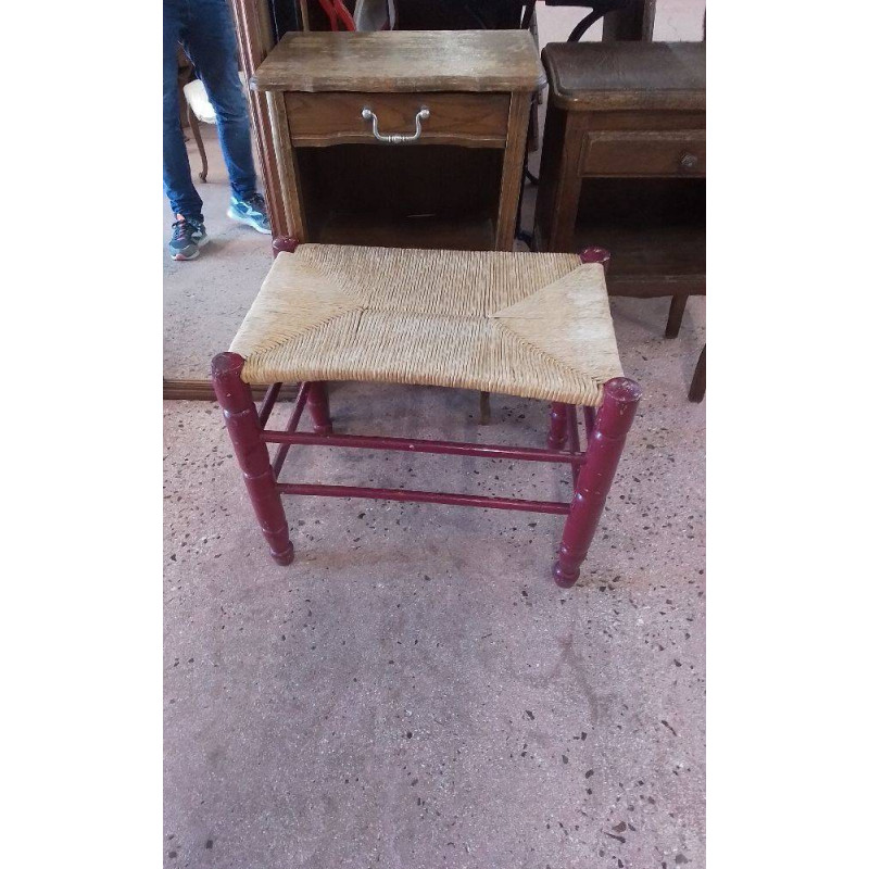 TABOURET PAILLEE 