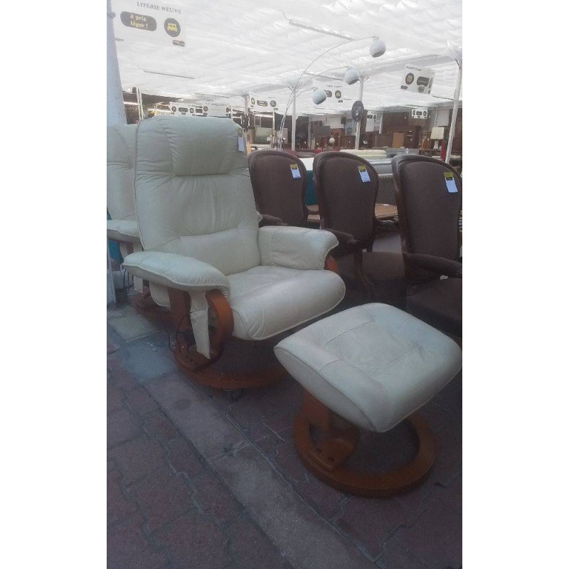 FAUTEUIL RELAX ÉLECTRIQUE + REPOSE-PIEDS 