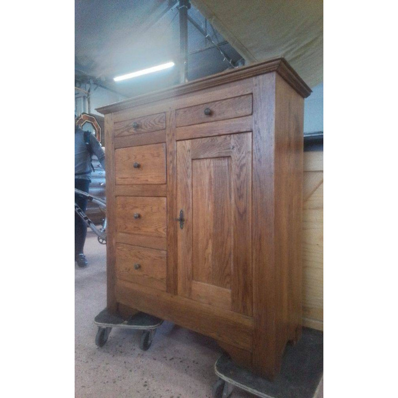 FARINIER CHÊNE 5 TIROIRS 