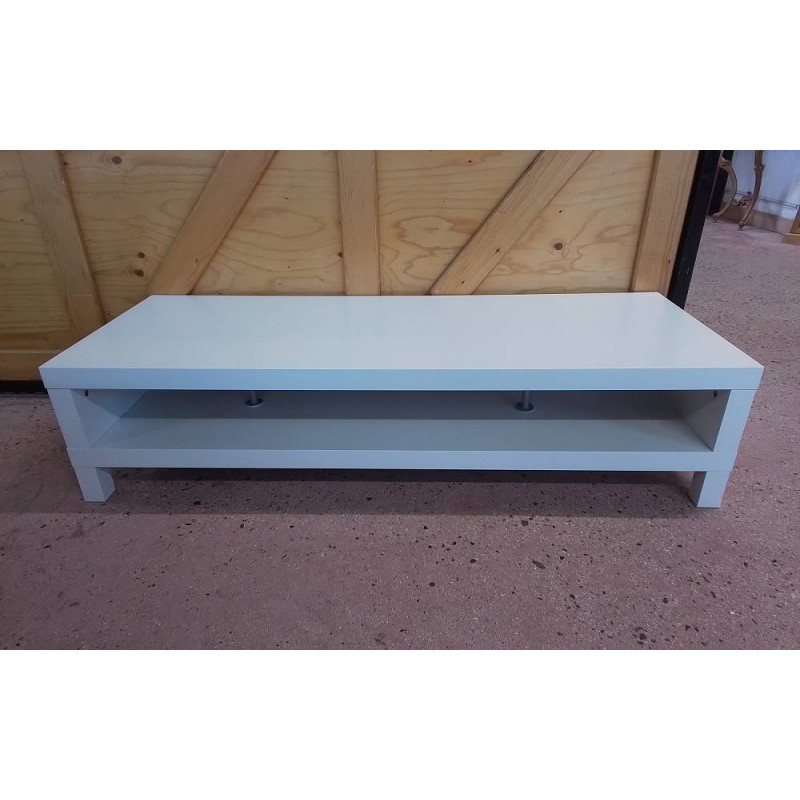 MEUBLE TV BAS BLANC