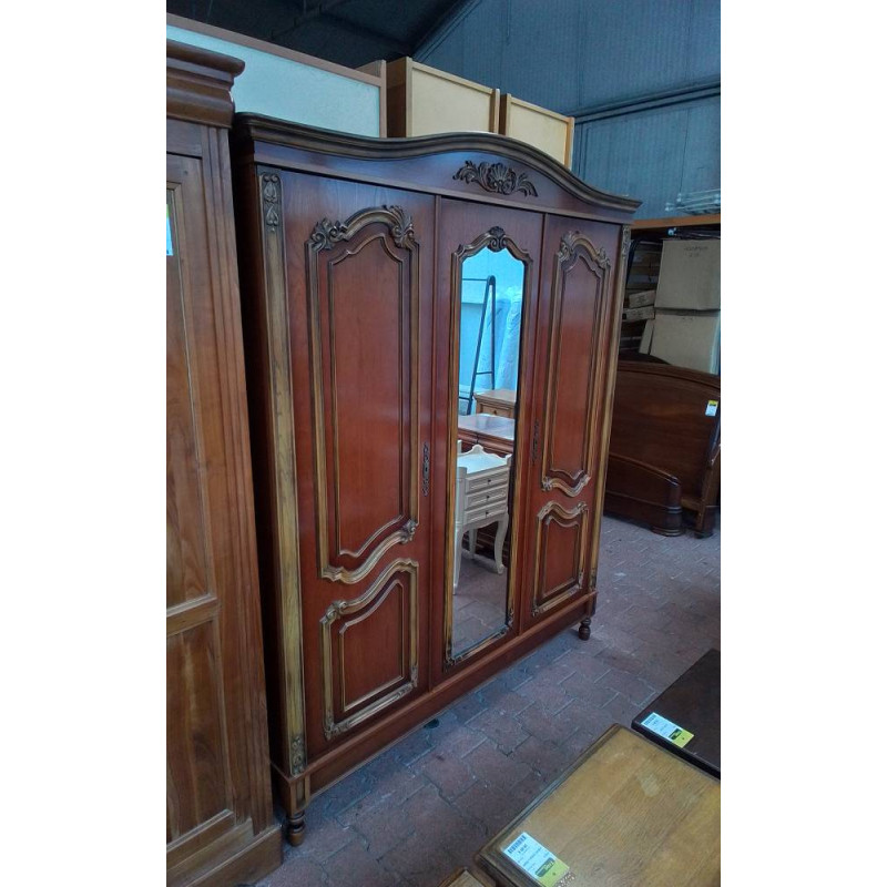ARMOIRE 3 PORTES MERISIER 
