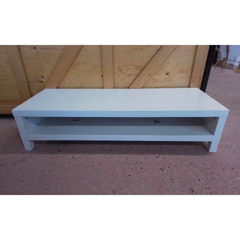 MEUBLE TV BAS BLANC