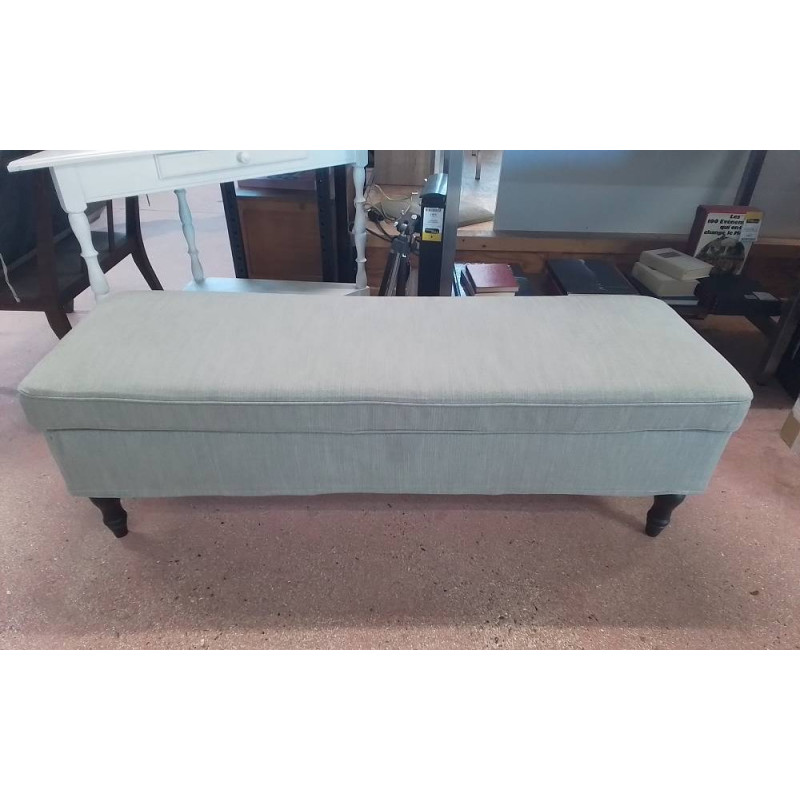 BANQUETTE COFFRE TISSU