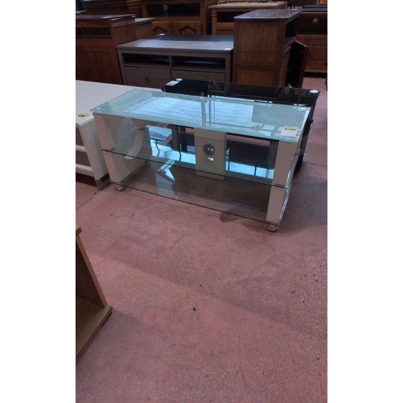 MEUBLE TV VERRE 