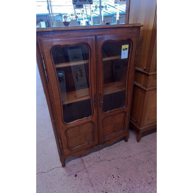 VITRINE BASSE MERISIER 