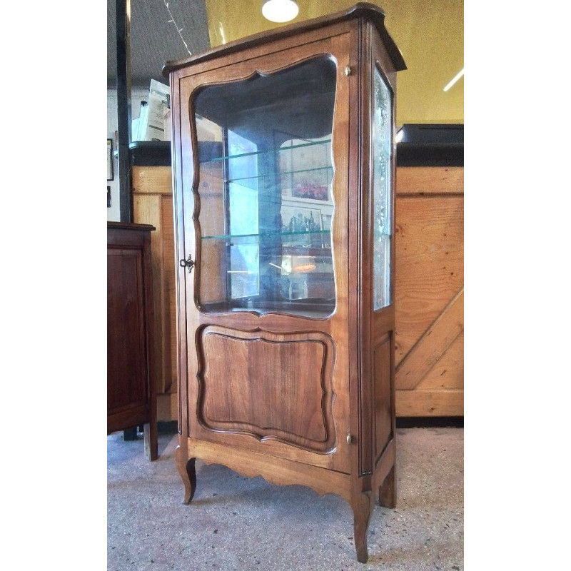 VITRINE MERISIER 1 PORTE 