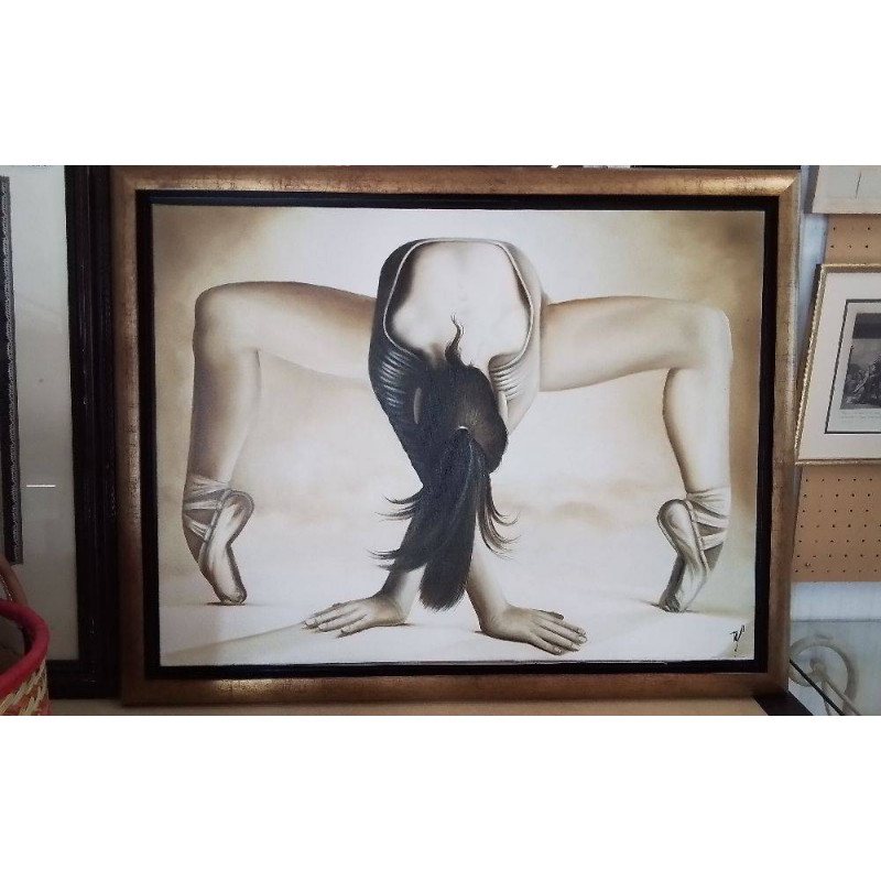 TABLEAU DANSEUSE.ARTISTE CUBAIN