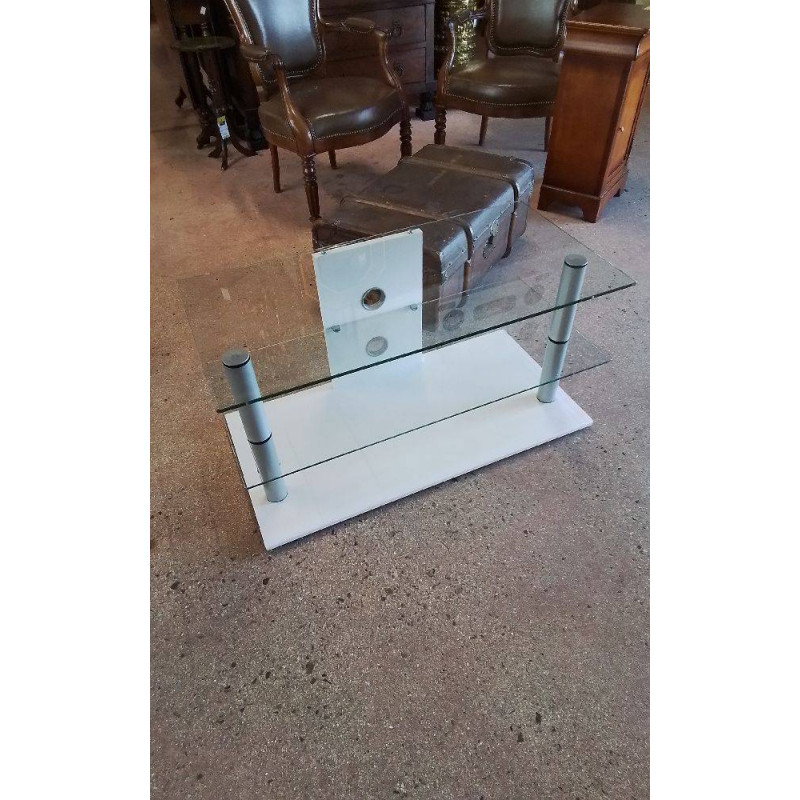 MEUBLE TV DESSUS VERRE 