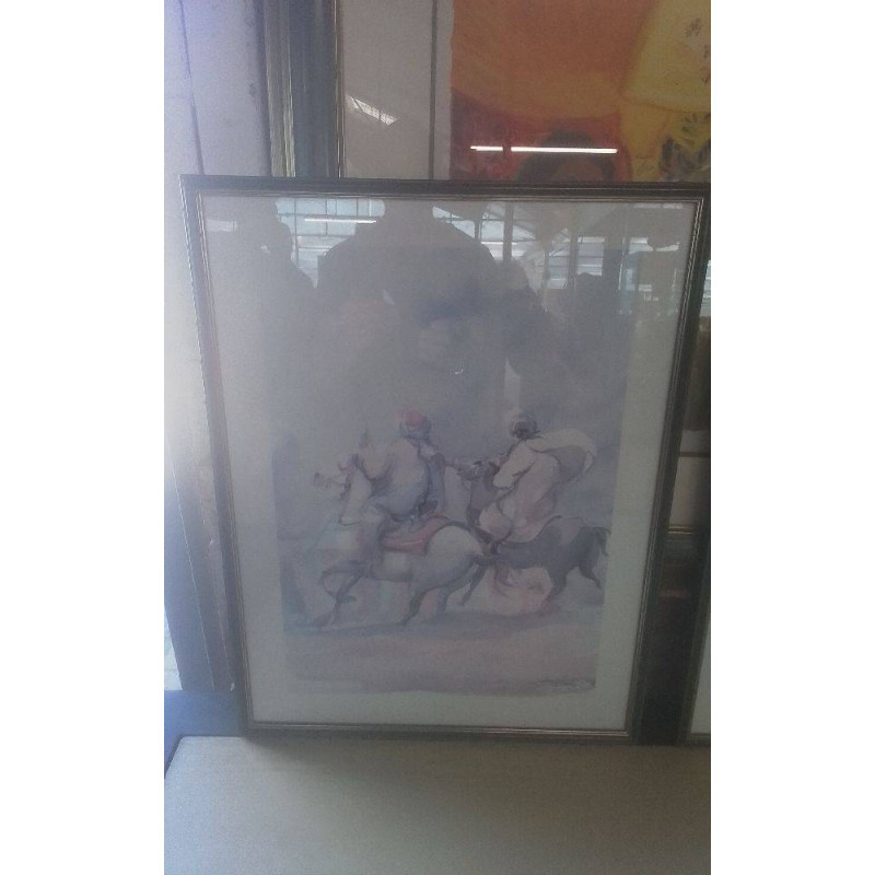 AQUARELLE REPRODUCTION ORIENTALE 