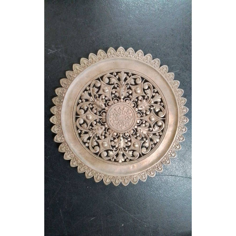 DESSOUS DE PLAT BRONZE DIAMÈTRE 27 CM
