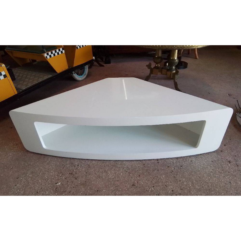 MEUBLE TV LAQUÉ BLANC