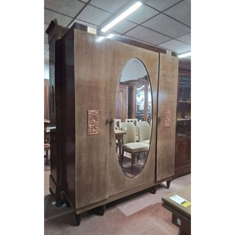 ARMOIRE 3 PORTES ART DECO