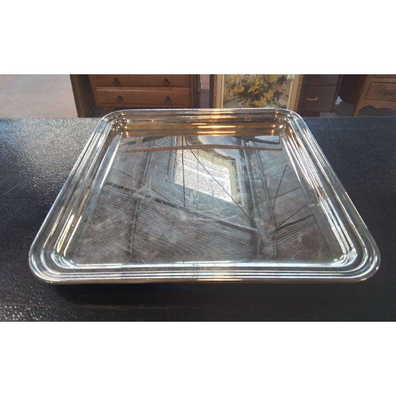 PLAT LANCEL MÉTAL ARGENTÉ 27X27