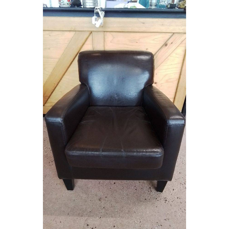FAUTEUIL BYCAST CHOCOLAT 