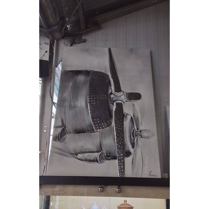 TOILE DÉCO AVION
