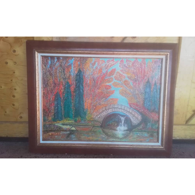 TOILE PEINTURE ENCADRÉE 