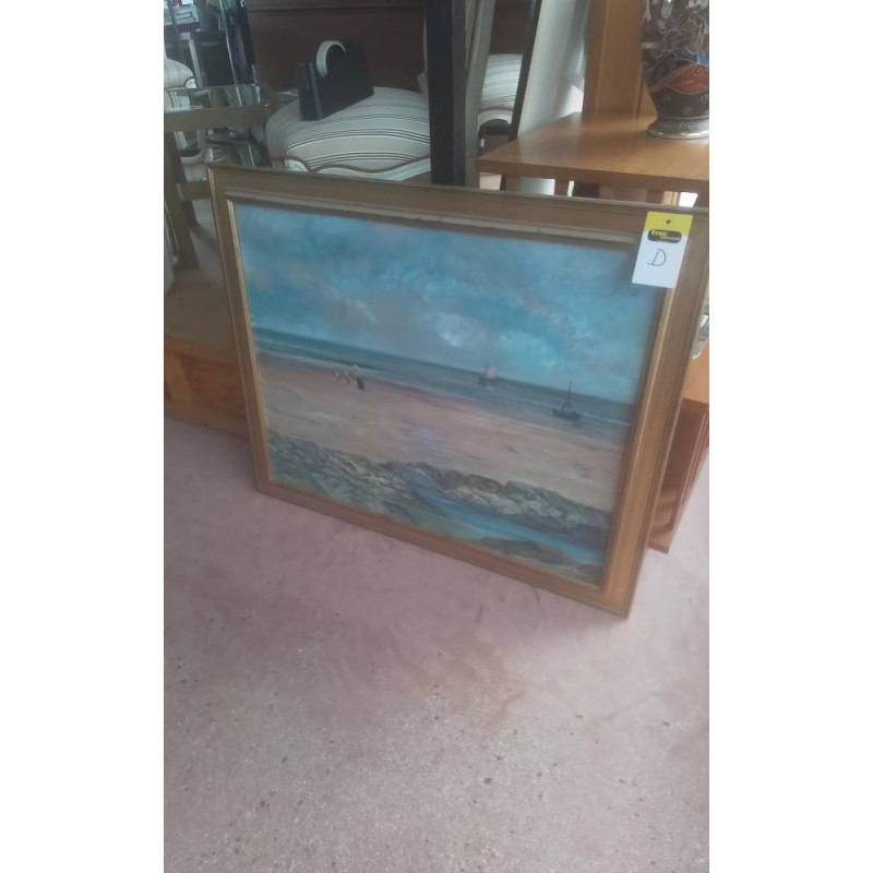 PEINTURE BORD DE MER 