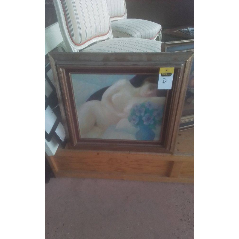 PEINTURE FEMME NUE 