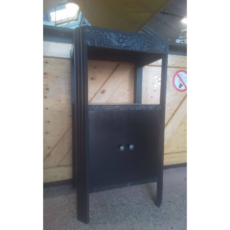 MEUBLE D’APPOINT VINTAGE PEINT 