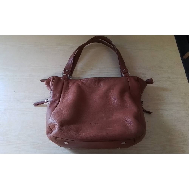 SAC CUIR FUCHSIA