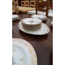 SERVICE DE TABLE PORCELAINE DE LIMOGES 