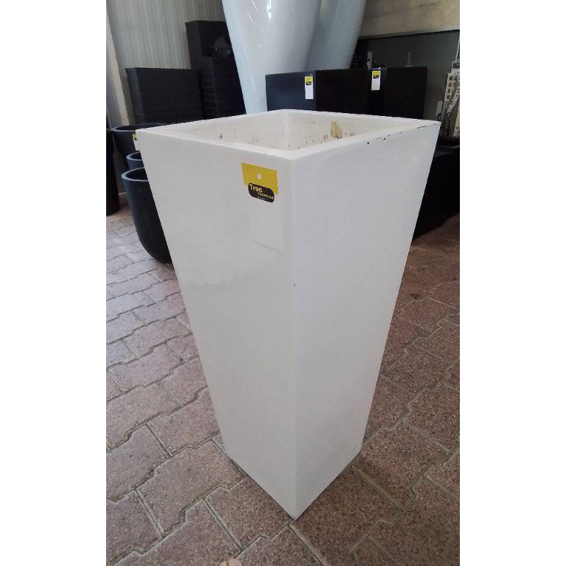 JARDINIÈRE BLANCHE 75X33X33
