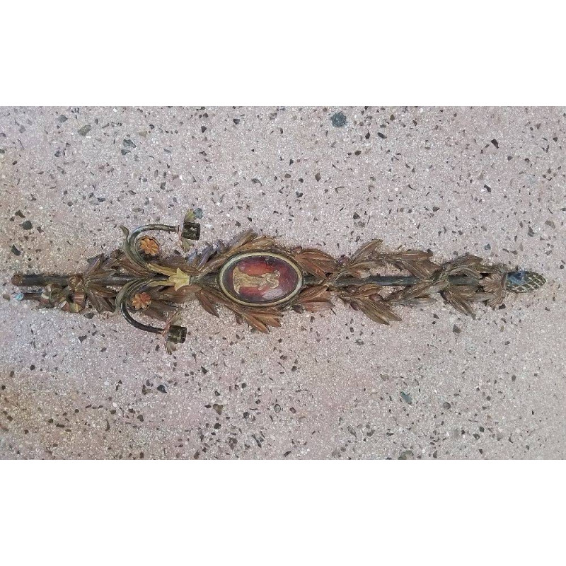 APPLIQUE ANCIENNE HAUTEUR 86 CM