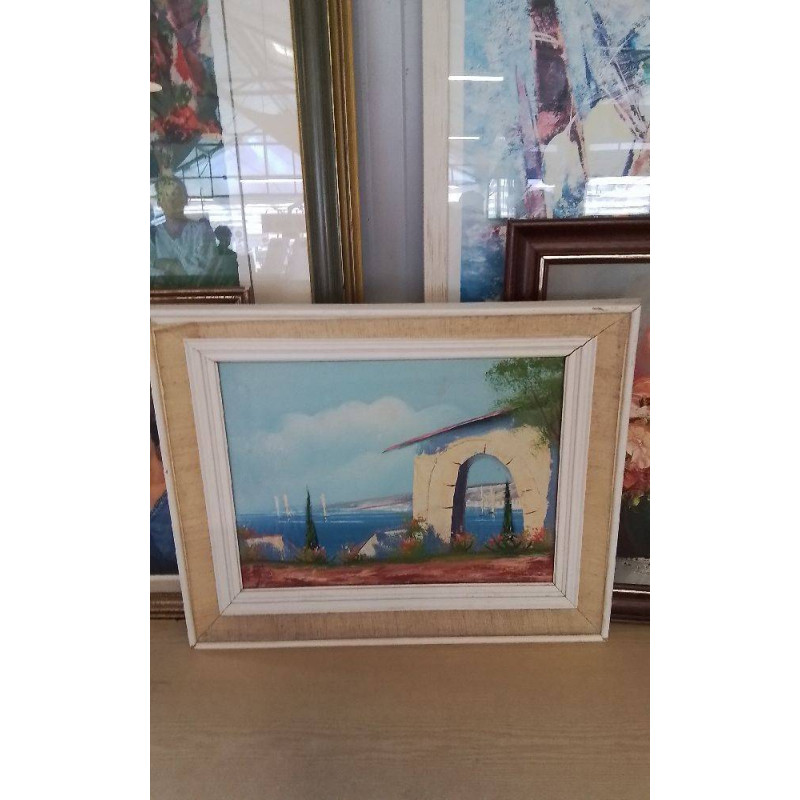 PEINTURE BORD DE MER 