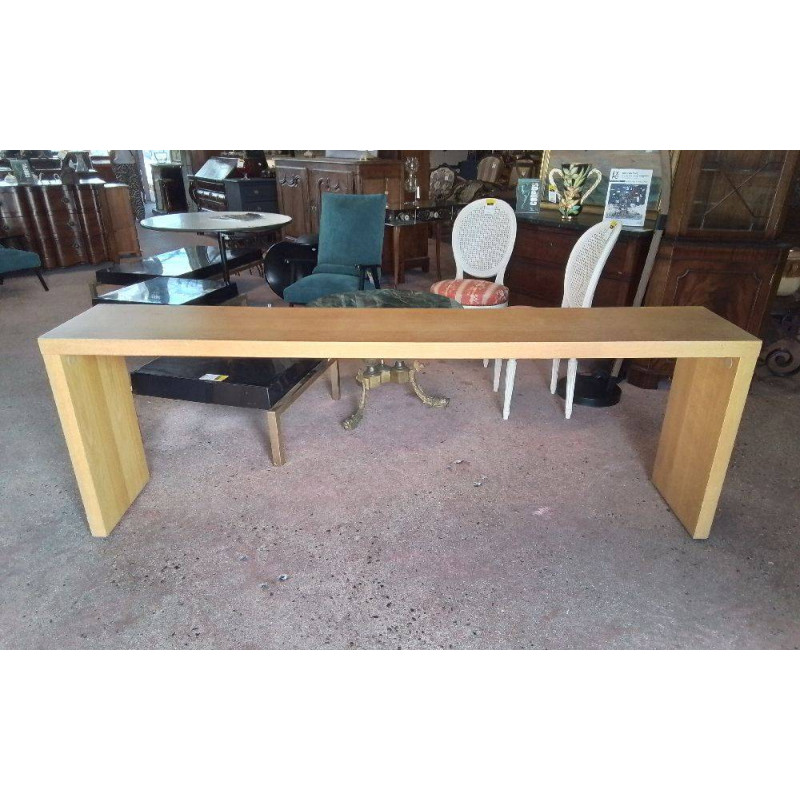 CONSOLE IKEA PLACAGE CHÊNE 