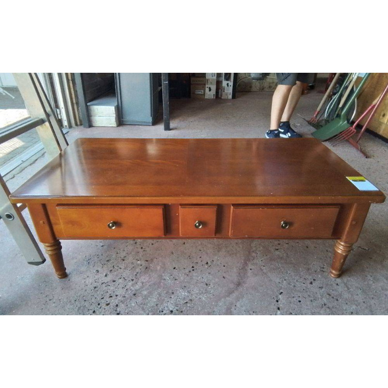 TABLE BASSE 3 TIROIRS 