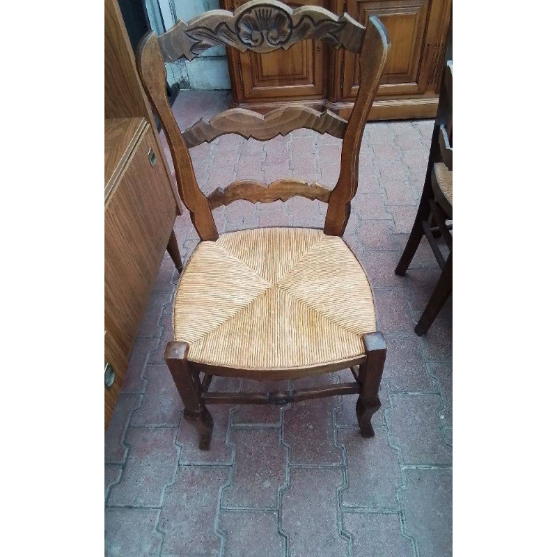 LOT DE 6 CHAISES RÉGENCE 