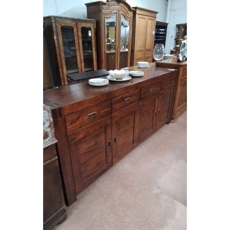 BUFFET BAS TECK 4 PORTES