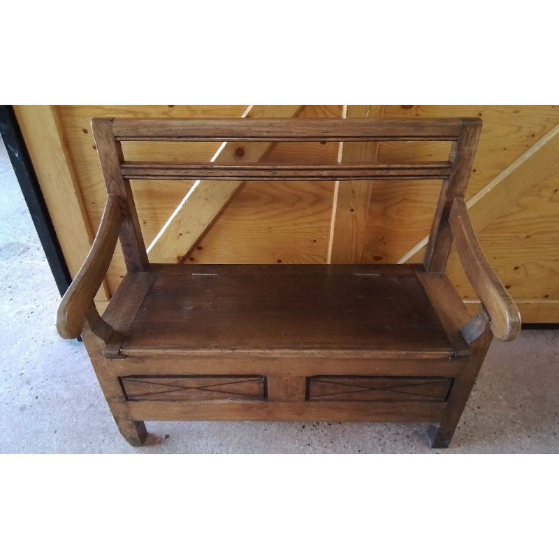 BANC COFFRE CHÊNE  