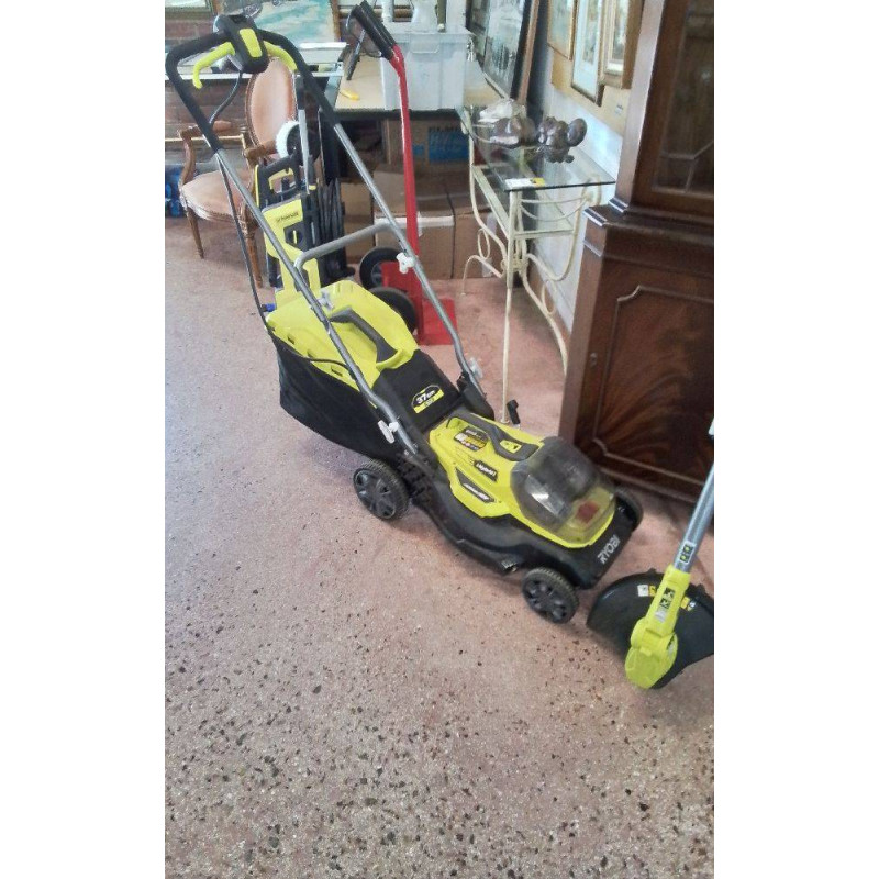 ENSEMBLE COUPE BORDURE + TONDEUSE RYOBI ÉLECTRIQUE 