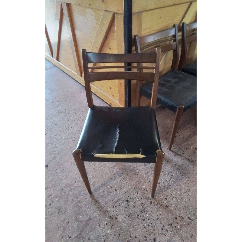 LOT DE 6 CHAISES SCANDINAVE DANS L’ÉTAT 