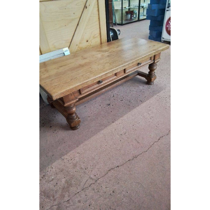 TABLE BASSE CHENE MASSIF 