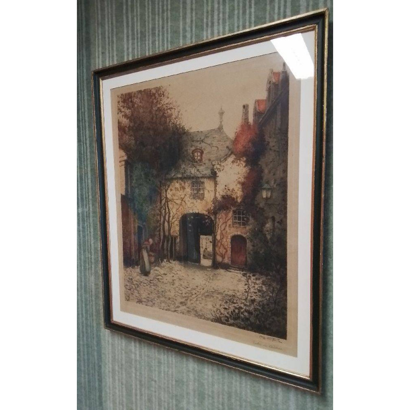 GRAVURE VAN NESTE.76X62CM