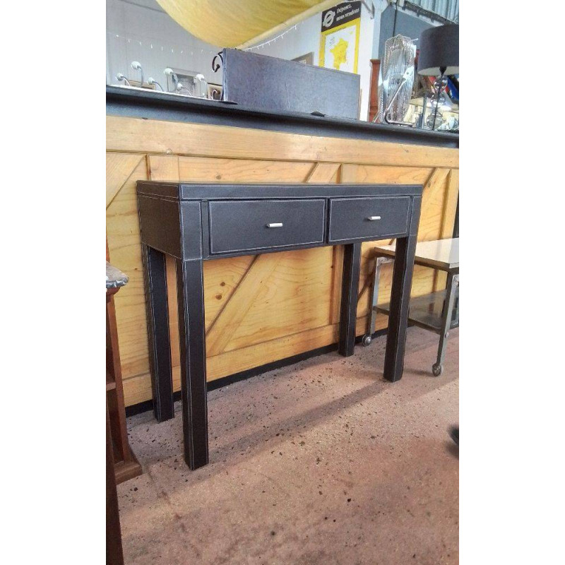 CONSOLE SIMILI CUIR 