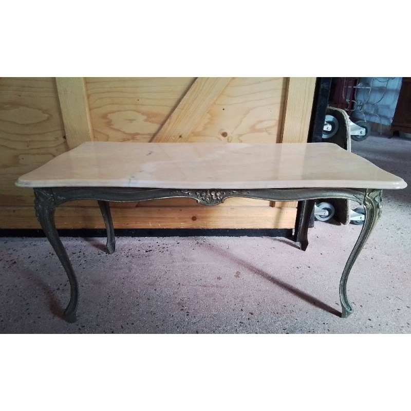 TABLE BASSE ONYX ET LAITON