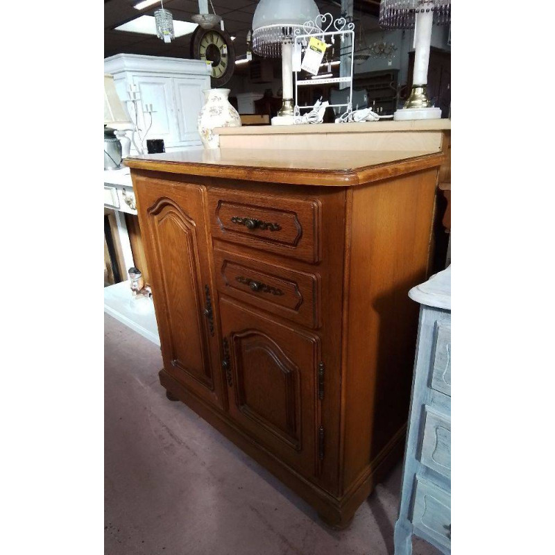 MEUBLE D’APPOINT PLACAGE CHÊNE 