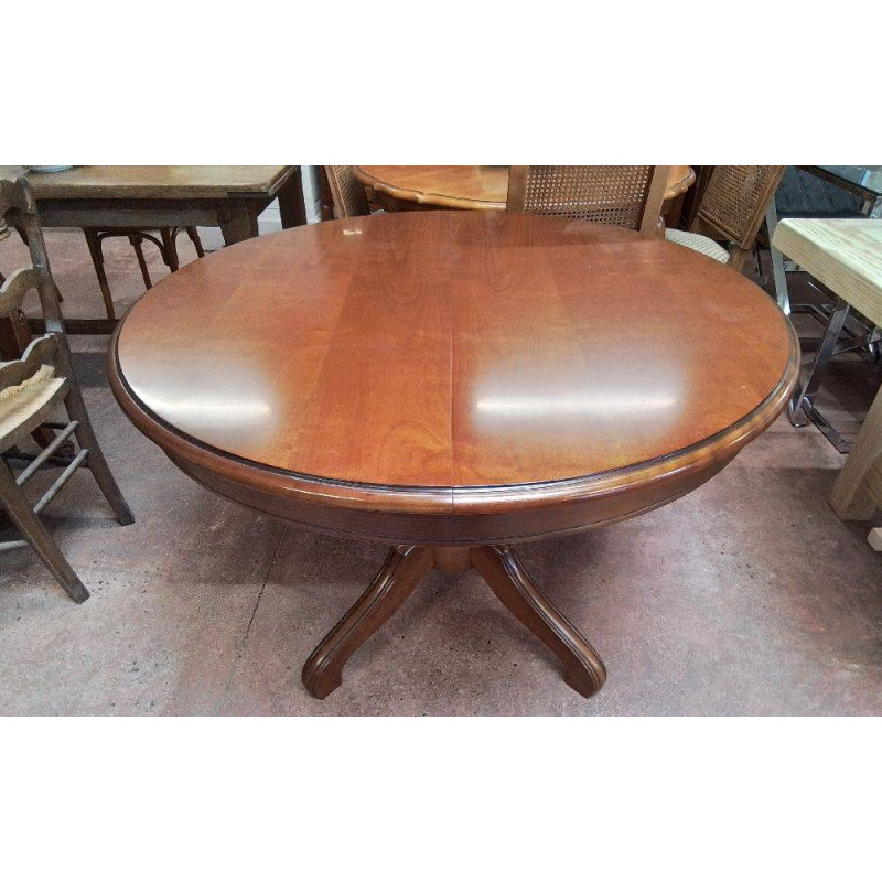 GUÉRIDON MERISIER 1 ALLONGE 50 CM