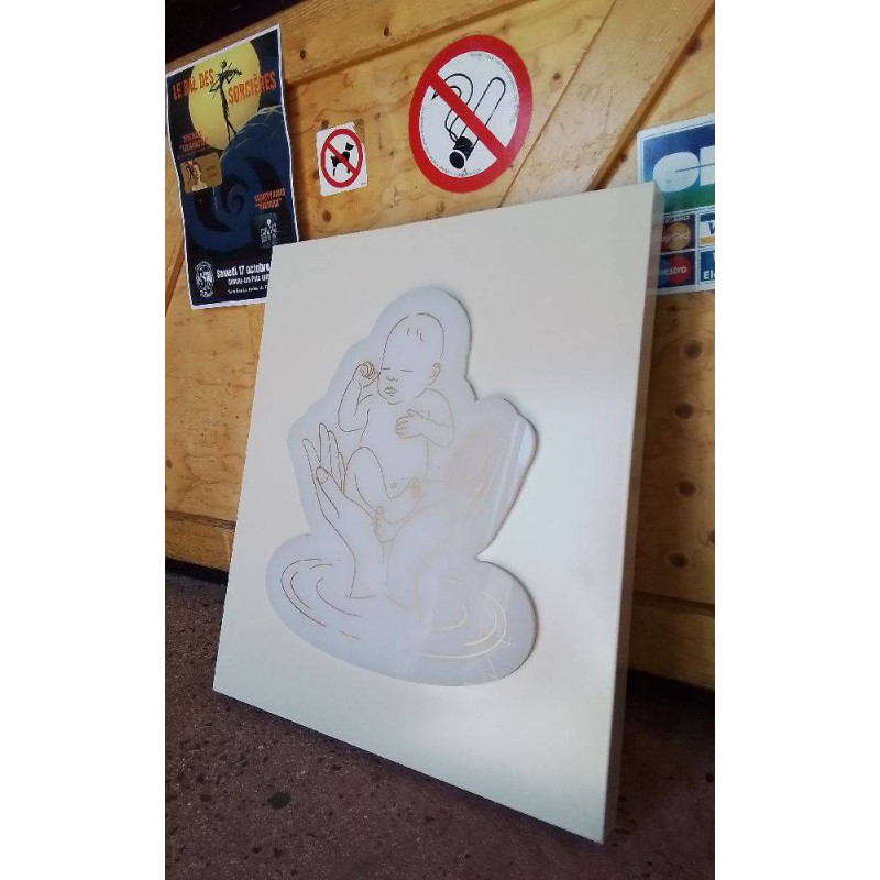 ENSEIGNE BÉBÉ 71X61