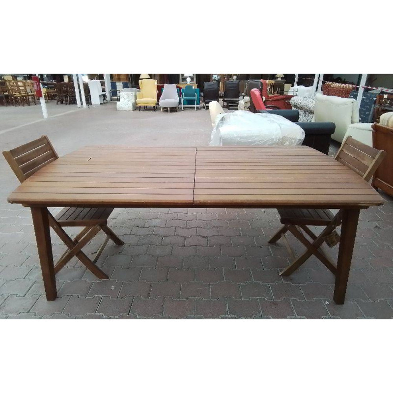 TABLE DE JARDIN OVIALA 2 ALL 50 CM + 2 CHAISES OVIBJ619563-GL