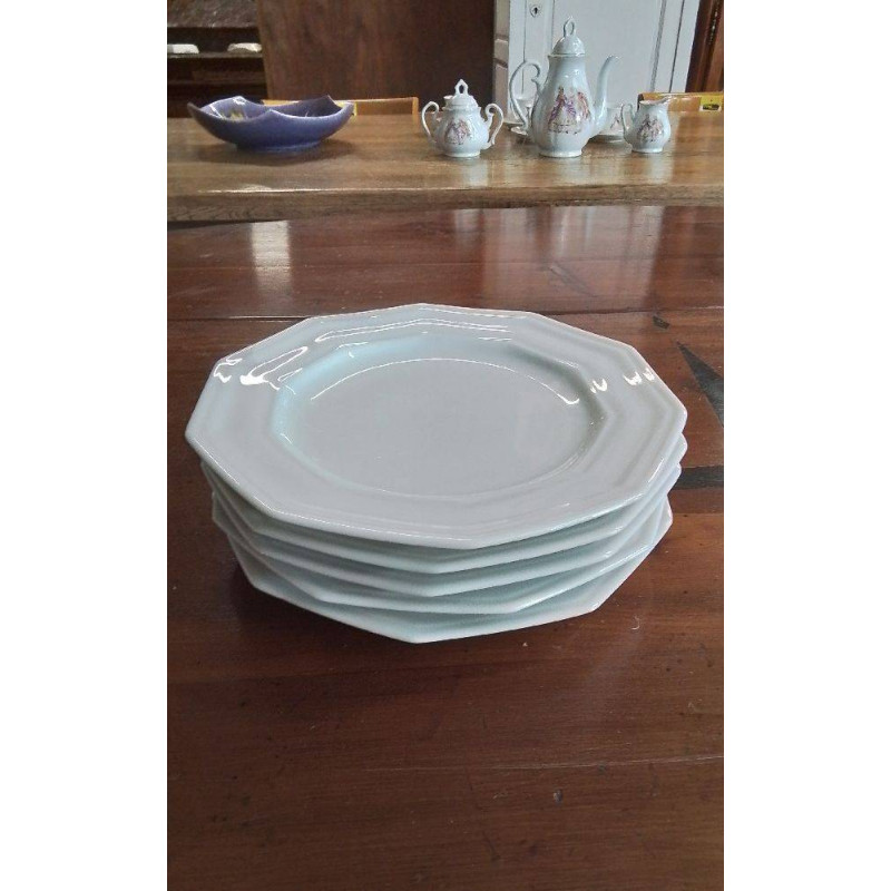 LOT DE 5 ASSIETTES LIMOGES 