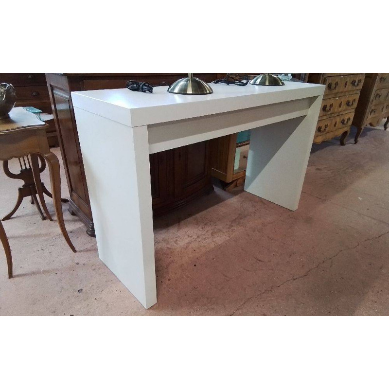 CONSOLE BLANCHE 1 TIROIR 