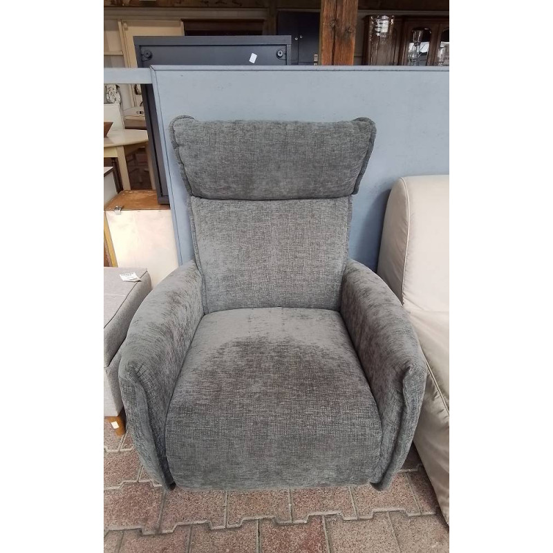 FAUTEUIL RELAX MANUEL TISSU (ÉTAT NEUF)